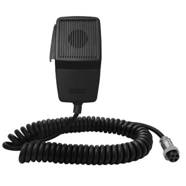 Imagem de Akoree Microfone CB de 4 pinos para rádio transceptor móvel, microfone CB dinâmico para Cobra, Uniden, Workman, Midland, Galaxy, cabo enrolado resistente
