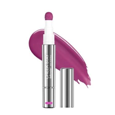 Imagem de Blush líquido para bochechas, creme de blush de longa duração para bochechas radiantes, acabamento orvalhado natural (#6 rosa mosqueta, 1 peça)