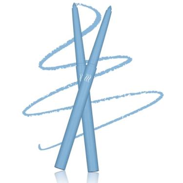 Imagem de Wavuketu Delineador azul à prova d'água lápis delineador azul retrátil azul delineador de gel de longa duração à prova de manchas hipoalergênico (nº 07)