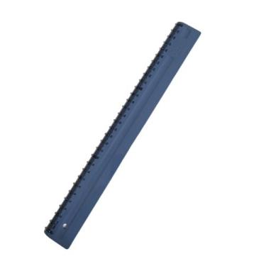 Imagem de Régua Baixa Visão Braille Tátil Adaptada Alto Contraste com 30Cm - Inc