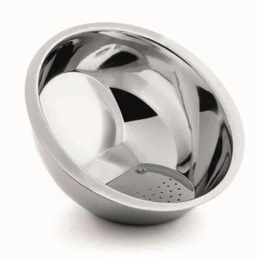 Imagem de Escorredor Lavador De Arroz Macarrão Alimentos Em Aço Inox Hauskraft