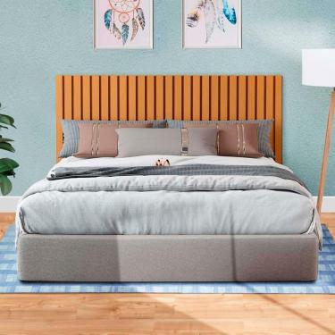 Imagem de Conjunto 3 Módulos Cabeceira Ripada Suspenso Nature Kate Shop Jm