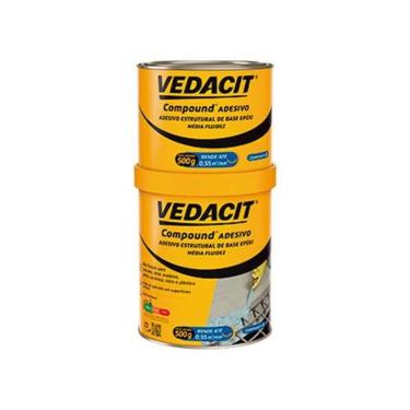 Imagem de Adesivo Estrutural Epóxi 1kg - Vedacit - Alta Resistência E Facilidade De Manuseio