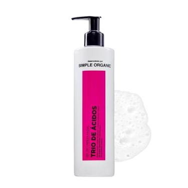 Imagem de Gel de Limpeza Trio de Ácidos 350g Simple Organic