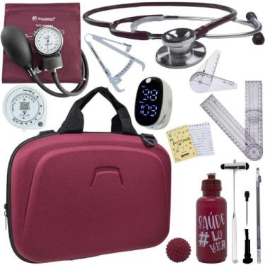 Imagem de Kit Fisioterapia Maleta Goniometro Martelo Buck Completo - Love Saude,