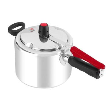 Imagem de Panela De Pressão Clock 4,5 Litros Prata Polida Alumínio