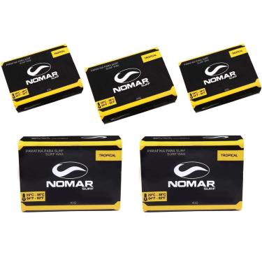 Imagem de Kit 5Un Parafina Nomar Surf Água Tropical 40G