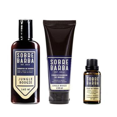 Imagem de Trio Sobrebarba - Shampoo, Condicionador e Óleo de Barba - Jungle Boog