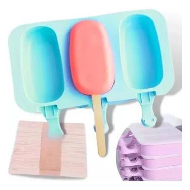 Imagem de Forma Molde Para Picolé de Silicone - Ke Home