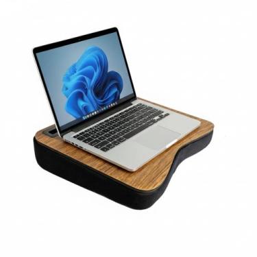 Imagem de Suporte para Notebook Mesa de Colo Base em Almofada de Espuma com Slot