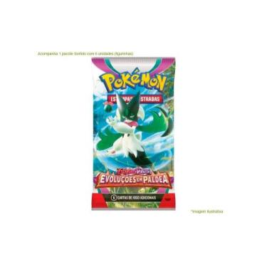 Imagem de Figurinhas Sortidas Pokémon Escarlate E Violeta Evoluções Em - Mattel