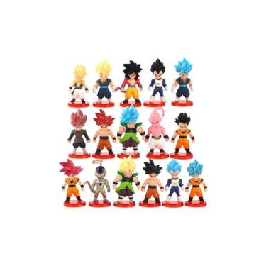 Imagem de Bonecos de Ação Dragon Ball Z Gohan Vegeta 6-8cm - 16 unidades - Light