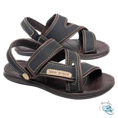 Imagem de Sandalia Papete Danper Kids Infantil Menino Homenzinho Antiderrapante 