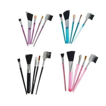 Imagem de 10 Kit com 5 Conjuntos Pinceis Infantil Festas Lembrancinhas Aniversár