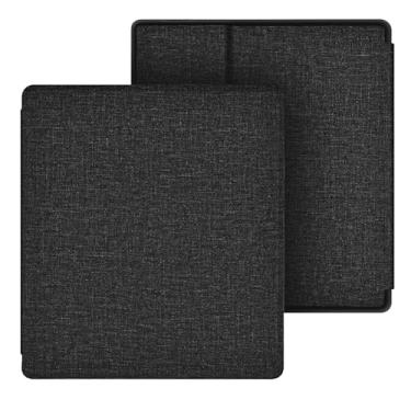 Imagem de Yzlvigrous Textura de Pano Capa para Kindle Oasis 9th/10th Gen 2017/2019, Capa Ultrafina com PC Back, Modelo: CW24WI/S8IN4O, Tampa de 7 Polegadas com Recurso de Agueira do Sono Auto
