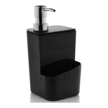 Imagem de 2X Dispenser Porta Detergente Liquido 650Ml Preto