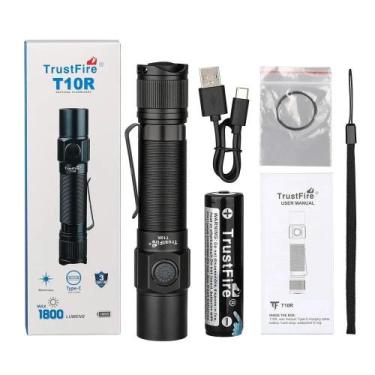 Imagem de Lanterna Tática Trustfire T10R - 1800 Lúmens - Recarregável USB Tipo C