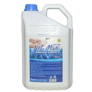 Imagem de Sabonete Líquido para Mãos e Rosto Net Max Musk Quimilab (1 litro)