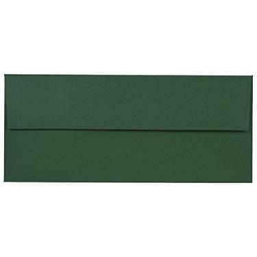 Imagem de Envelopes de papel verde escuro JAM, 50 Per Pack, Business #10