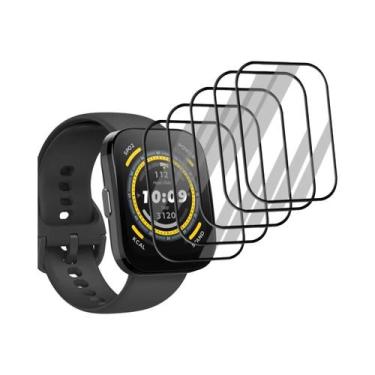 Imagem de Protetor De Tela Curvo 3D Amazfit BIP 6 Ultra-HD Com Cobertura Total A