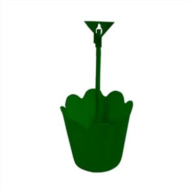 Imagem de Kit 20 Cachepô Lembrança Aniversário Centro De Mesa Plástico Aniversário Suporte Balão (Verde)