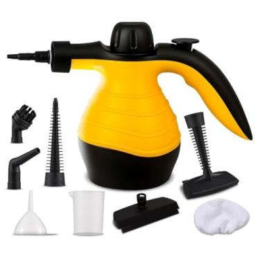 Imagem de Vaporizador e Higienizador Portátil, Kit com Acessórios para Limpeza a Vapor, Ideal para Cozinha, Banheiro e Carro(127V)