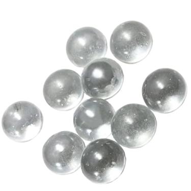 Imagem de 20 Pcs 10mm Clear Glass Marbles Solid Marble Beads Marbles Games Bouncing Ball Pinball Machine for Vase Fish Tank Filler Home Decor, Dice and Marble Games, Sports and Outdoor Play, Decorations