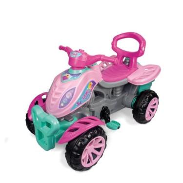 Imagem de Carrinho De Passeio Infantil Quadriciclo Lady Star Rosa