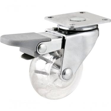 Imagem de Rodízio Giratório Com Freio 3" Pu Transp Nove54