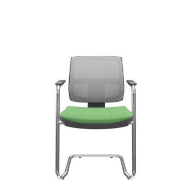 Imagem de Cadeira Brizza Aproximação S Verde Musgo E Cinza