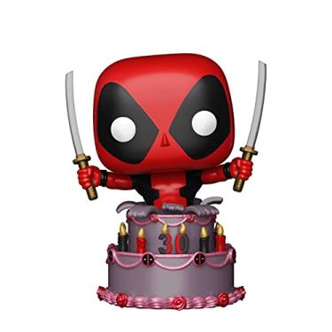 Imagem de Funko Pop! Marvel 7/11 Exclusive 30th Anniversary Deadpool in Birthday Cake #776