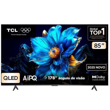 Imagem de Smart TV 4K TCL Classic QLED 85 Polegadas com HDMI 2.1, Dolby Vision, 