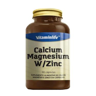 Imagem de Calcium Magnesium W/Zinc 90 Cápsulas Vitaminlife-Unissex