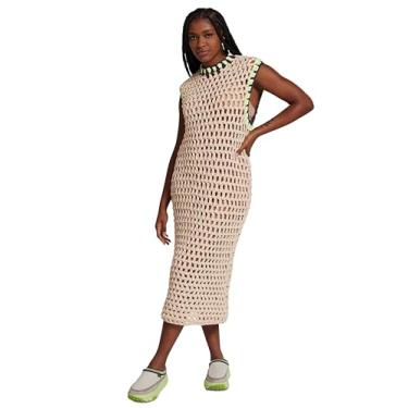 Imagem de UGG Vestido feminino Angelita Maxi de crochê, Chateau, P-M