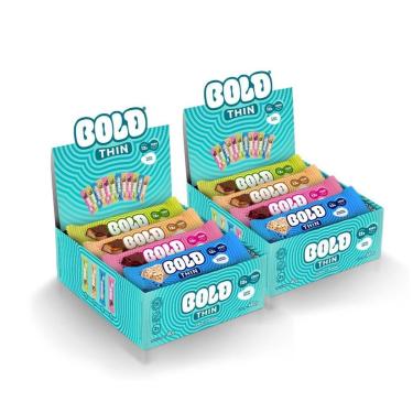 Imagem de BOLD Snacks barra de proteína - 2 caixas BOLD Thin Mista (2 Caixas C/ 12 unid.)-Unissex