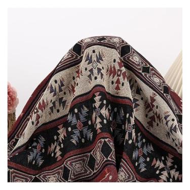 Imagem de Tecido Étnico, Geométrico Boêmio Padrão Abstrato Decorativo Para Costura Saco De Roupas Toalha De Mesa Sofá Travesseiro Artesanato DIY(2#,1.5x2m/4.9x6.5ft)