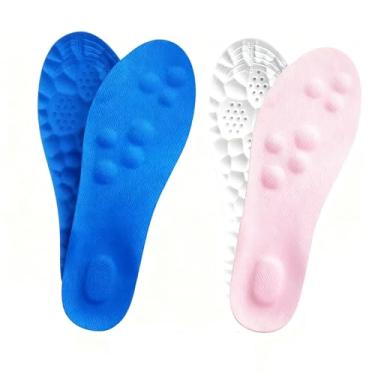 Imagem de Cloud-Like Comfort Soles for Men Soft Memory Foam Cushioning Insoles Trim to Fit Steppers Insoles for Women with Arch Support for Foot Pain Relief Fatigue (Men 22/Women 21)