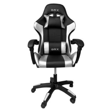 Imagem de CADEIRA GAMER BRX IMPACT SILVER
