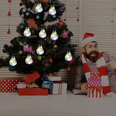 Imagem de Naroote Enfeites de Bola de Natal Luminosos Festivos Com Luzes LED Piscantes, Decoração de Natal Perfeita para Festa Em Casa, 6 Pingentes