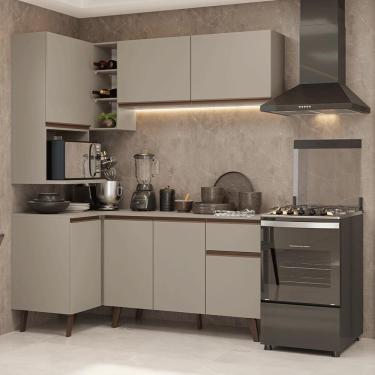 Imagem de Armário de Cozinha Completa de Canto 265 cm  Nice Madesa 05