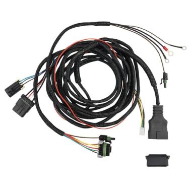 Imagem de SONAKY 26345 412404 Cablagem de cabo de bateria de substituição de 3 pinos compatível com arado de neve Western Fisher, kit de cabo de alimentação de controle principal do módulo de isolamento lateral