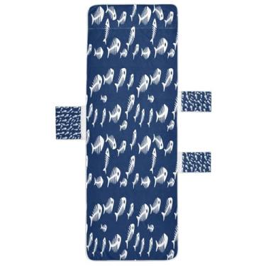 Imagem de STAYTOP Capa de toalha de cadeira de descanso 215,88 cm x 76,2 cm, capa de espreguiçadeira macia, capas de cadeira de praia com bolsos para jardim ao ar livre, pátio, pátio, banhos de sol, gramado