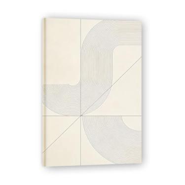 Imagem de The Gap Of TimeArte em tela minimalista: Serenidade tons neutros grande área em branco para decoração de espaço calmo 20 x 30 cm emoldurado