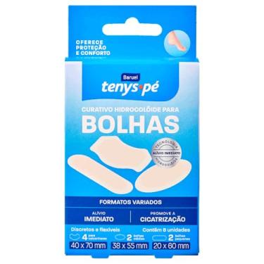 Imagem de Curativo Hidrocolóide Cicatrizante para Bolhas Formatos Variados – Tenys Pé Baruel