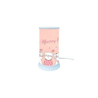 Imagem de Luminária de Mesa Hug Cute Meow Cat Prático e Funcional para o Dia a Dia