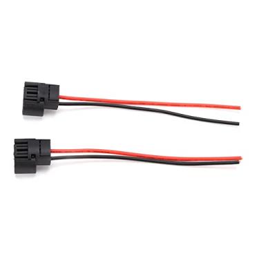 Imagem de Generic Par 5202 5201 2504 H16 Tomada Fêmea para Faróis de Carro, Faróis de Neblina, Material ABS, Baixo Consumo de Energia, 12V, 2 X 5202 Fio Fêmea