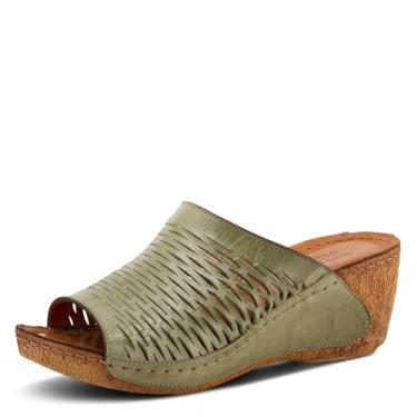 Imagem de Spring Step Pantufa feminina Cunacena, Oliva, 9