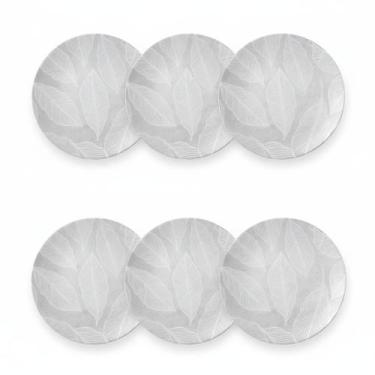 Imagem de Kit Jogo 6 Pratos Rasos Tramontina Arbo Porcelana 25 cm