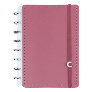 Imagem de Caderno Inteligente Guava Cor Tom Goiaba Tamanho A5 Capa Dura Deluxe Discos Universitário Escolar Folha Destacável