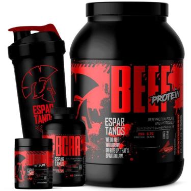 Imagem de Kit Beef Protein + BCAA + Glutamina + Shaker-Unissex